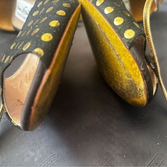 COMME Il FAUT Shoes polka dot y2k sandals rare heels buenos aires open toe - Picture 9 of 9